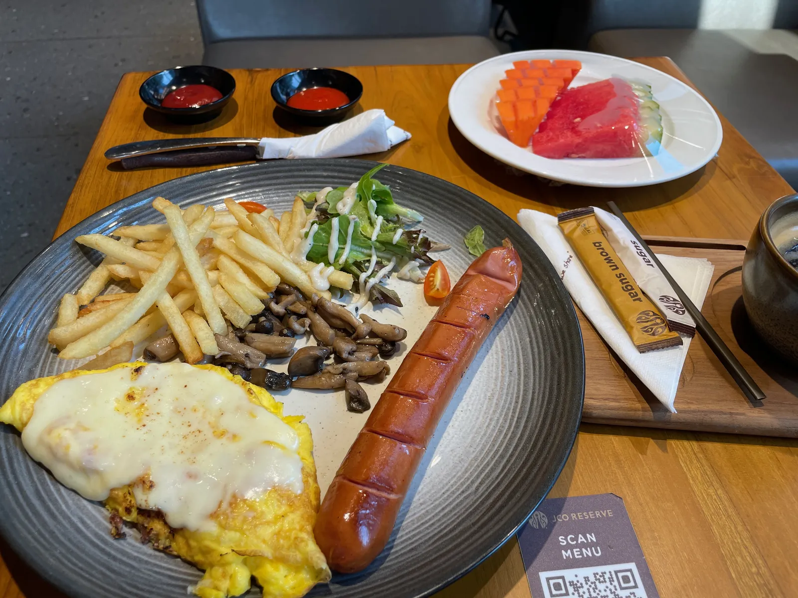 朝食